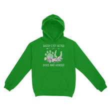 Load image into Gallery viewer, Easily Distracted By Dogs And Horses D06 NQS3122 Hoodie