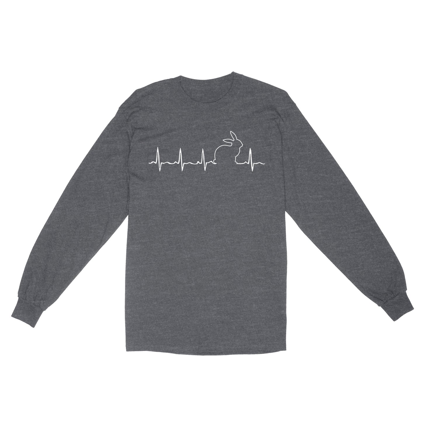 Men’s Rabbit hunting Shirt, Rabbit Pulse Heartbeat Long sleeve - FSD3787 D06