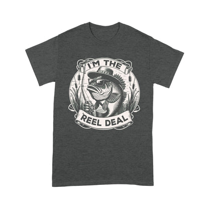 T-Shirt - I'm the reel deal gift for fisherman A54
