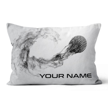 Smoke Golf Ball Custom Golf Throw Pillow Personalized Cool Golf Gifts LDT1124