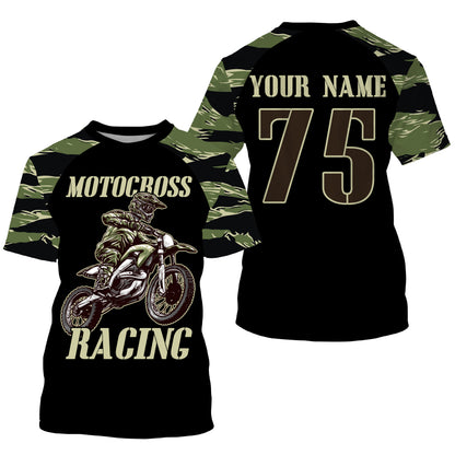Adult&youth off-road jersey dirt bike custom UPF30+ motocross racing extreme camo motorcycle shirt PDT160