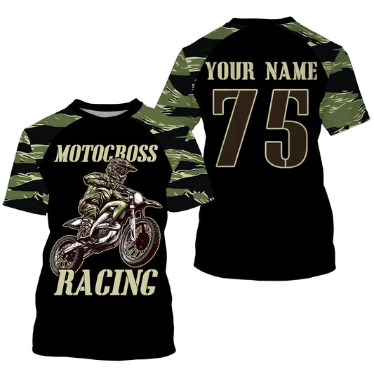 Adult&youth off-road jersey dirt bike custom UPF30+ motocross racing extreme camo motorcycle shirt PDT160