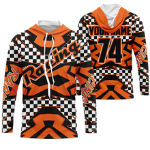 Load image into Gallery viewer, Kid&amp;adult Motocross custom jersey dirt bike shirt UV protective racing flag off-Road motorcycle PDT15