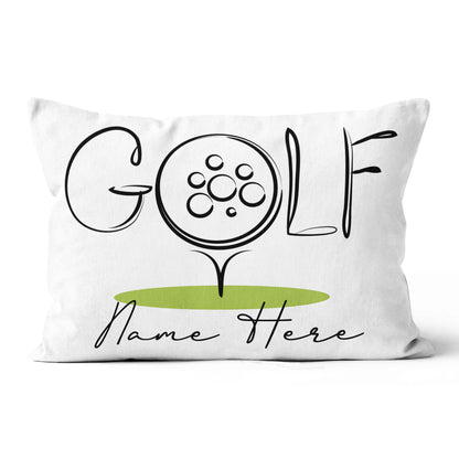 Golf Icon Custom Name Golf Pillow Personalized Cool Golfing Gifts LDT1208