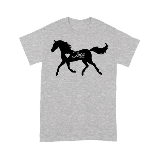 Customized name horse gifts for girls, Gift For Horse Owner, Horse Trainer Gift, Horse Lover Gift, Cowgirl, Riding Tee D06 NQS2682 - Standard T-Shirt