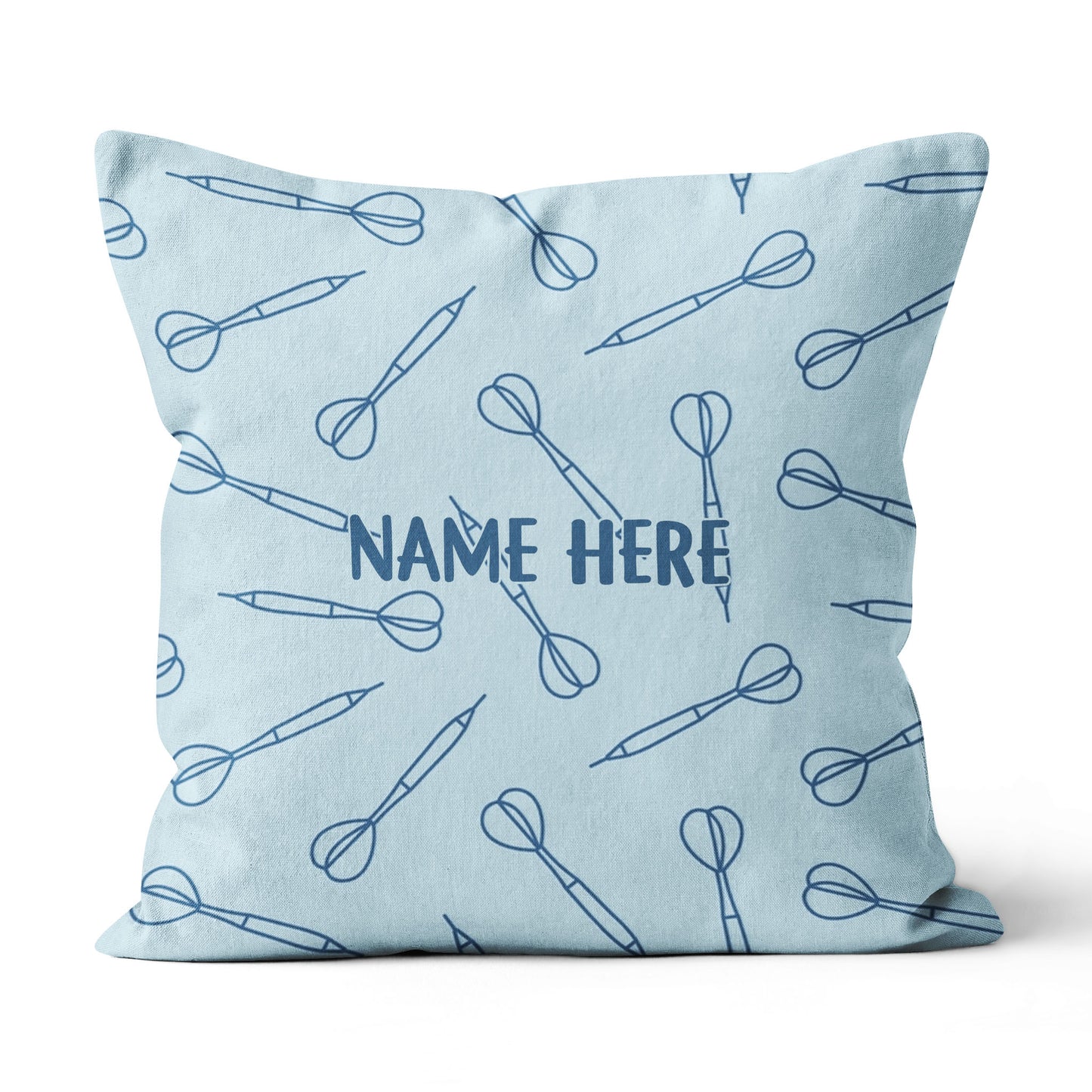Blue Darts Seamless Pattern Custom Dart Pillow Personalized Darts Gifts LDT1200