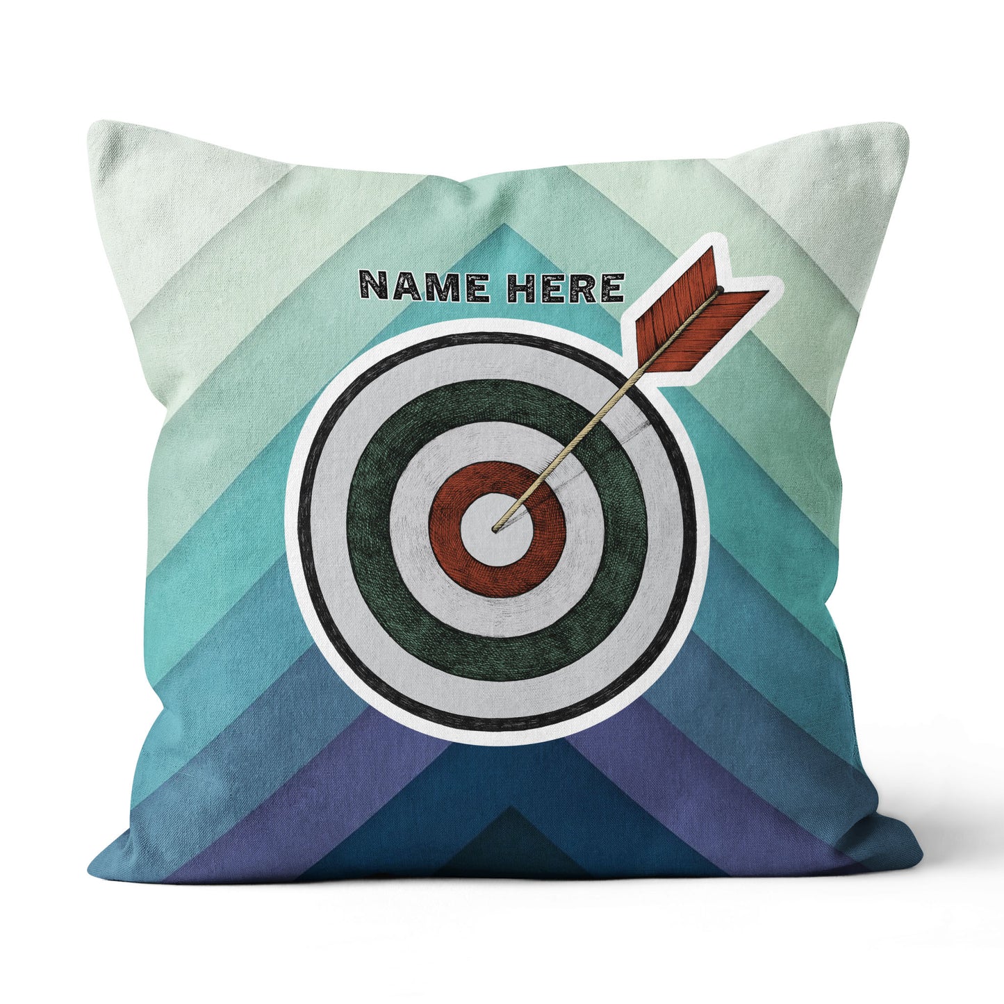Personalized Archery Target Pillow Best Archery Pillow Gifts For Archers TDM0887