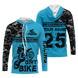 Personalized Motocross camo jersey UV protective MX for youth kid adult dirt bike off-road shirt PDT79
