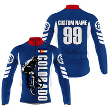 Load image into Gallery viewer, CO Colorado Cycling Jersey Mens Womens BMX Custom Cyclist Shirt Bicycle Riders Cross Country Biking| NMS796