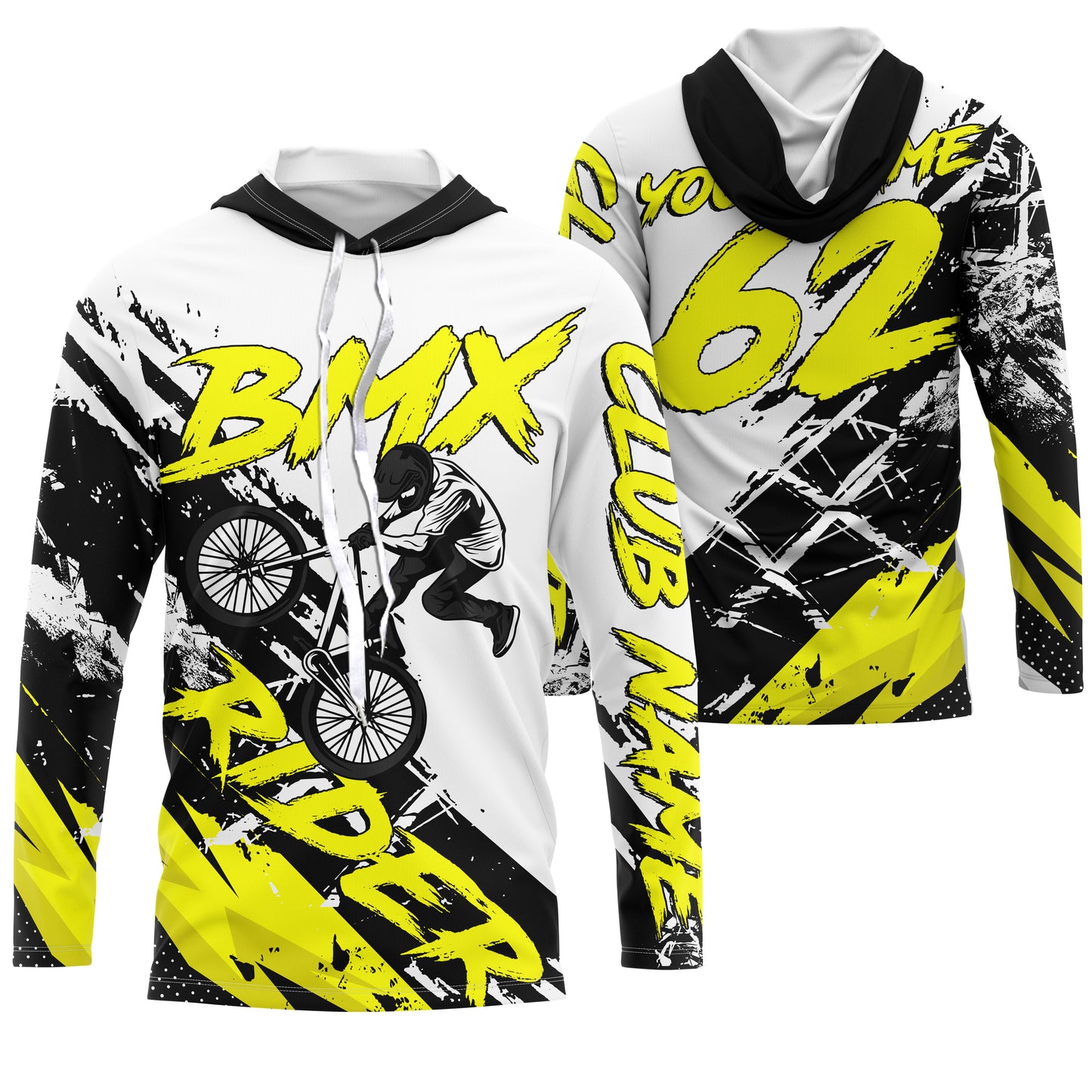 Yellow BMX jersey UPF30+ Off-road bike shirt Cycling gear Adult youth BMX bicycle motocross clothes| SLC85