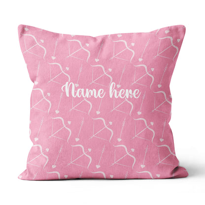 Archery Bows And Arrows Custom Pink Throw Pillows, Valentines Day Gifts TDM0913