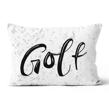 Load image into Gallery viewer, Black And White Golf Throw Pillow Cool Golf Gifts For Golfer LDT1206