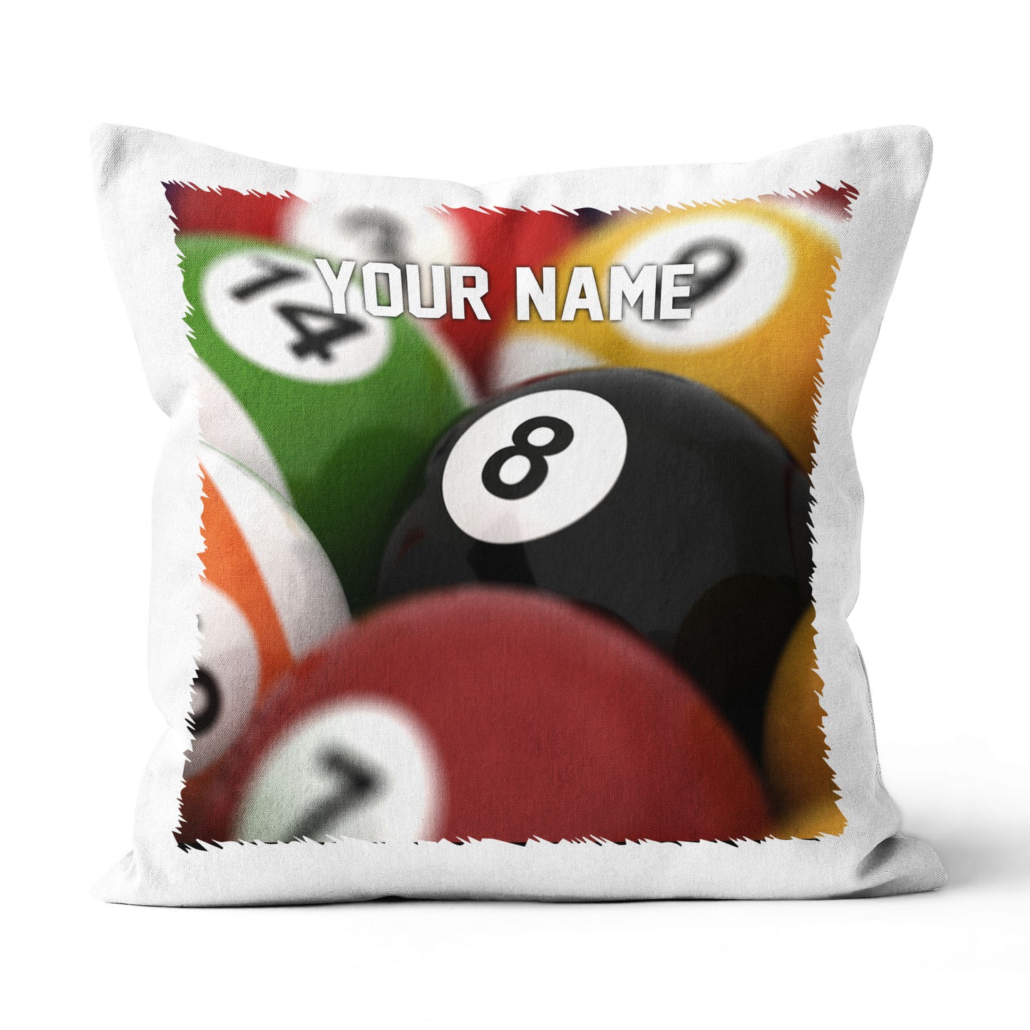 Personalized Billiard 8 Ball Pillow Custom Pillow Gifts For Pool Players VHM0843