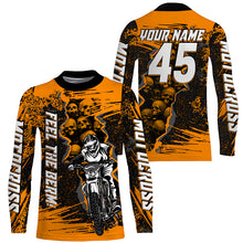 Load image into Gallery viewer, Feel The Berm Custom Motocross Jersey UPF30+ Kid Adult Dirt Bike Off-road Racing Long Sleeves NMS1235