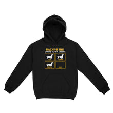 Load image into Gallery viewer, Dachshund Standard Hoodie | Funny Guide to Training dog - FSD2407D08