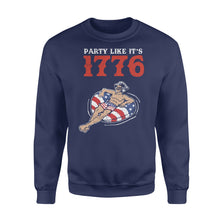 Load image into Gallery viewer, Women's USA Patriotic party like it's 1776 - Standard Crew Neck Sweatshirt