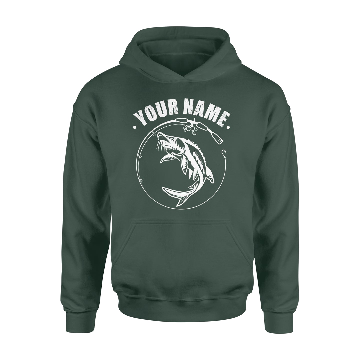 Custom name sturgeon fishing tattoos shirt Hoodie shirt - NQSD310