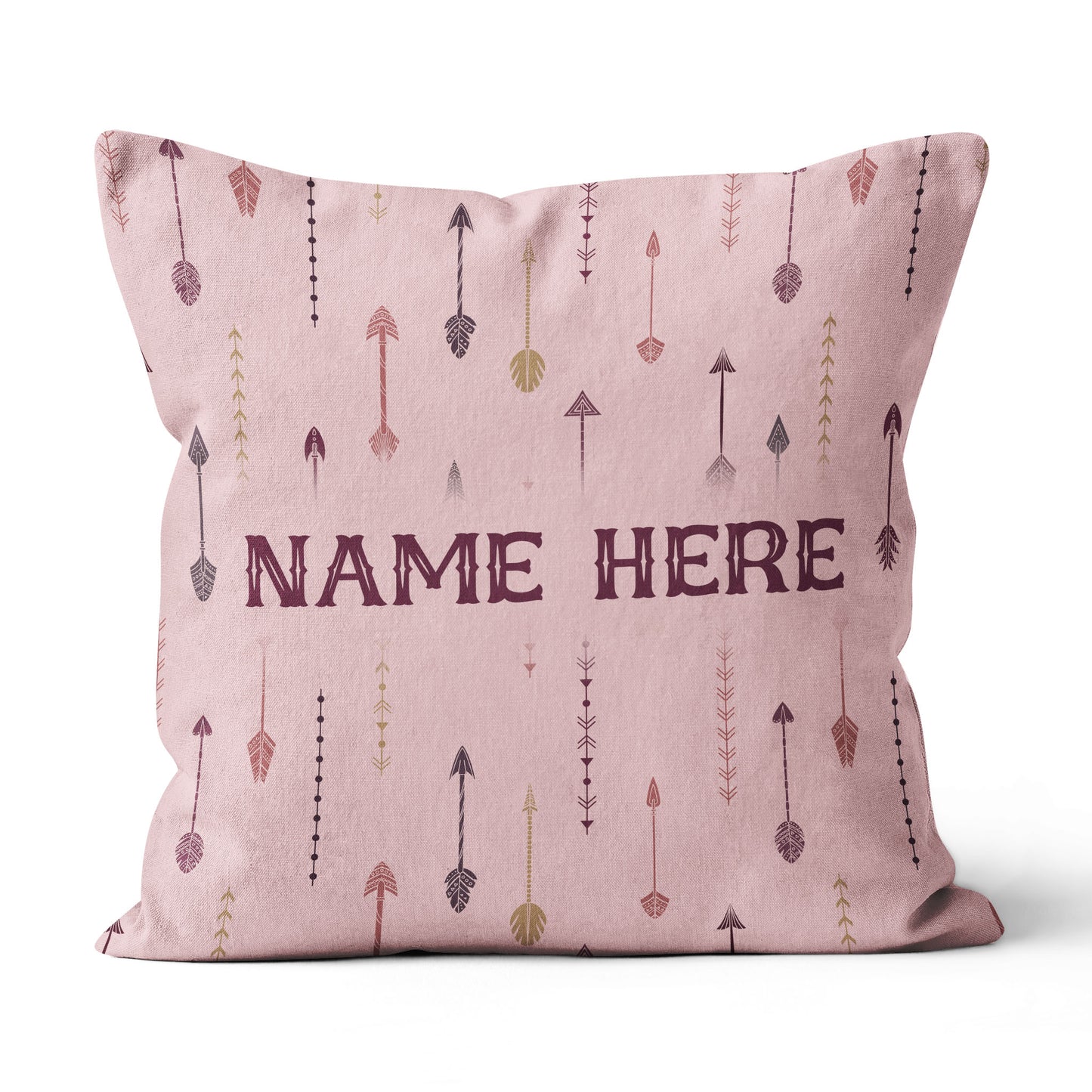 Archery Arrows Custom Pink Throw Pillow, Best Cute Valentines Gifts Idea TDM0872