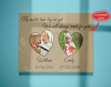 Load image into Gallery viewer, Personalized Canvas| We Will Always Reach For You - Custom Picture Canvas for Family| Meaningful Gift T165