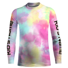 Load image into Gallery viewer, Custom Womens pastel Tie Dye Shirts, UV Long Sleeve Fishing Shirts for women - IPHW1722