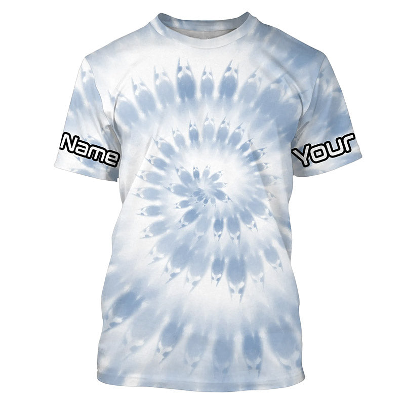 Custom spiral tie dye Long sleeve performance Fishing Shirts, Fishing gifts for Fishing lovers IPHW3585