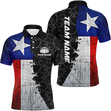 Load image into Gallery viewer, Vintage Texas Flag Custom Texas Bowling Team Shirts Tx Bowling League Outfits For Men And Women IPHW5481