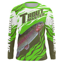 Load image into Gallery viewer, Trout Master Rainbow Trout Custom Long Sleeve Performance Fishing Shirts For Men And Women IPHW3928