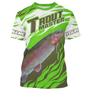 Trout Master Rainbow Trout Custom Long Sleeve Performance Fishing Shirts For Men And Women IPHW3928