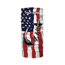 Load image into Gallery viewer, US Fishing Fish Hook American flag UV protection custom long sleeves shirts Patriotic fishing apparel IPH1900