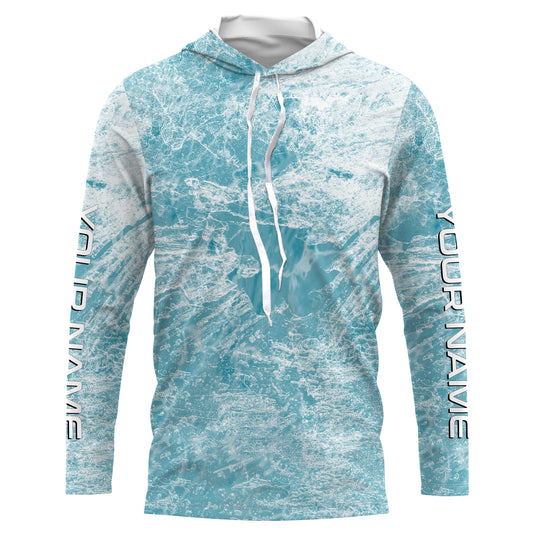 Ice camo Ice Fishing Shirts, Personalized Ice Fishing Clothing for men, women and kids IPHW3504