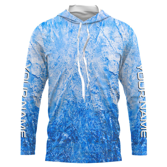 Ice camo Ice Fishing Shirts, Personalized Ice Fishing Clothing for men, women and kids IPHW3506