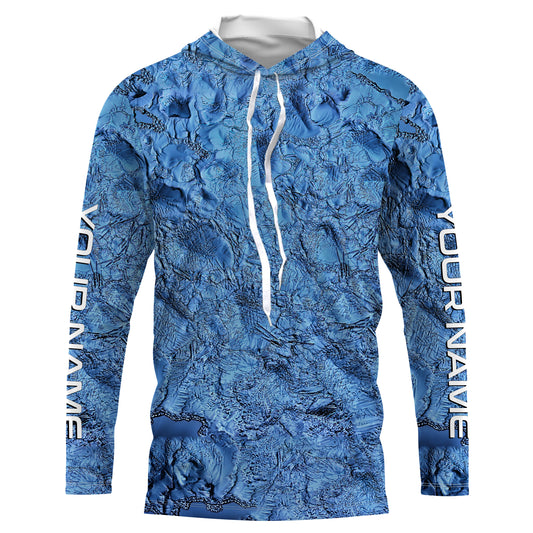 Ice camo Ice Fishing Shirts, Personalized Ice Fishing Clothing for men, women and kids IPHW3507
