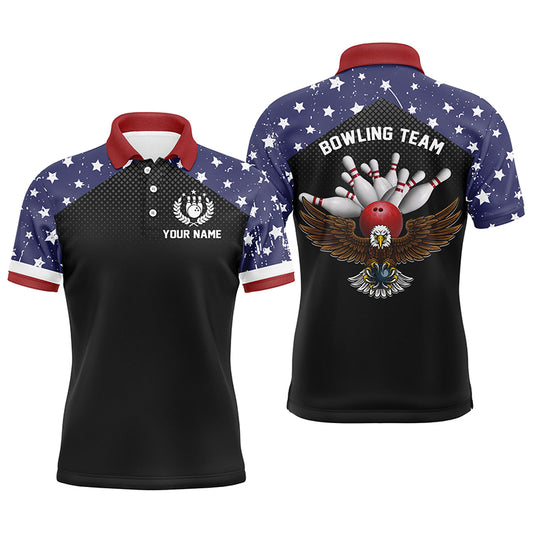 Custom bowling shirt for bowling – personalized team jersey front view