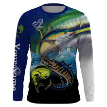 Load image into Gallery viewer, Mahi Mahi ( Dorado), Wahoo, Tuna fishing custom UV protection long sleeves NQS824