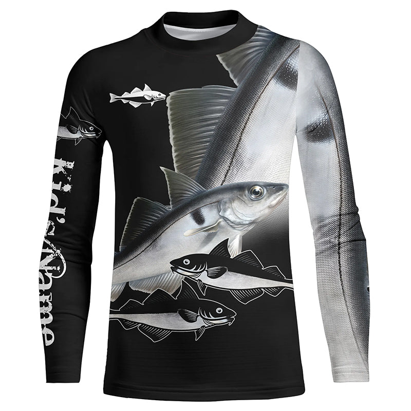 Haddock Fishing Customize Name UV protection long sleeves fishing shirts, Personalized Fishing Gift NQS6888