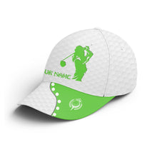 Load image into Gallery viewer, Women Golfer hat custom name multi-color white golf hats Unisex Baseball women golf hats, golfing gift NQS5061