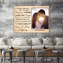 Load image into Gallery viewer, Personalized Custom Photo Canvas, I love you Forever &amp; Always , Anniversary Gifts D05 NQS1257