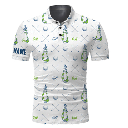 Men golf tops custom name pattern shirts personalized gifts for golf lovers NQS3429