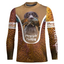 Load image into Gallery viewer, Pointer German Shorthair Pheasant hunting dog Custom All over print Shirts, Personalized hunting gifts FSD3996