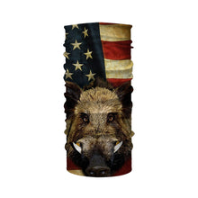 Load image into Gallery viewer, American Flag Wild Boar Hunting Hog Hunter Hunt Hard Full Printing Shirts, Personalized Hog hunting Gifts FSD2725