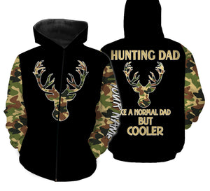 Father's Day Gift Ideas For Hunting Dad - "Like A Normal Dad But Cooler" 3D Printing Customize Name Shirts - FSD59