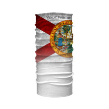 Load image into Gallery viewer, Florida State Flag Performance Shirts, Custom Name Florida Fishing UV Protection Long Sleeve, Fishing Gifts FSD2675