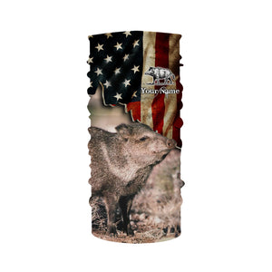 Javelina hunting US Flag custom Name 3D All over print Shirt Personalized Hunting gift FSD861