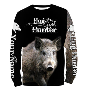 Feral Hog hunting Custom Name 3D All over print T-shirt, Long sleeve, Hoodie, Zip up hoodie -  FSD162