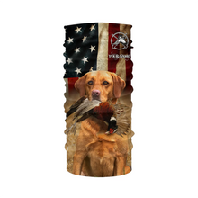 Load image into Gallery viewer, Bird dog Labs Fox red Labrador Retriever Pheasant Hunting American flag 3D all over print Shirts FSD3875