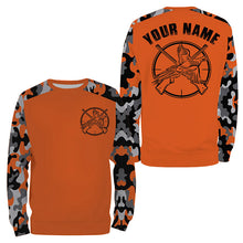 Load image into Gallery viewer, Custom Name Pheasant Hunting Camouflage Orange Performance hunting Shirt, Upland hunting clothing FSD3982