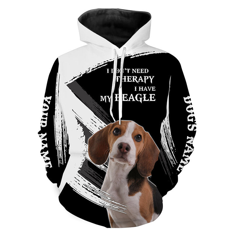 Beagle funny Dog saying shirts Customize Name Full print t shirt, hoodie, Gift for beagle lovers FSD3474