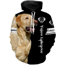 Load image into Gallery viewer, Yellow Labrador 3D All over print T-shirt, Hoodie, Long sleeve Labrador retriever dog gifts for Lab Lovers hunting dog FSD2067