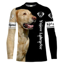 Load image into Gallery viewer, Yellow Labrador 3D All over print T-shirt, Hoodie, Long sleeve Labrador retriever dog gifts for Lab Lovers hunting dog FSD2067