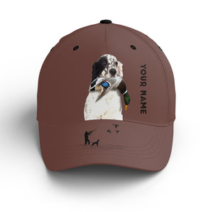 Waterfowl Duck Hunting custom name Hat for Men with many Duck dog breeds to choose FSD4006